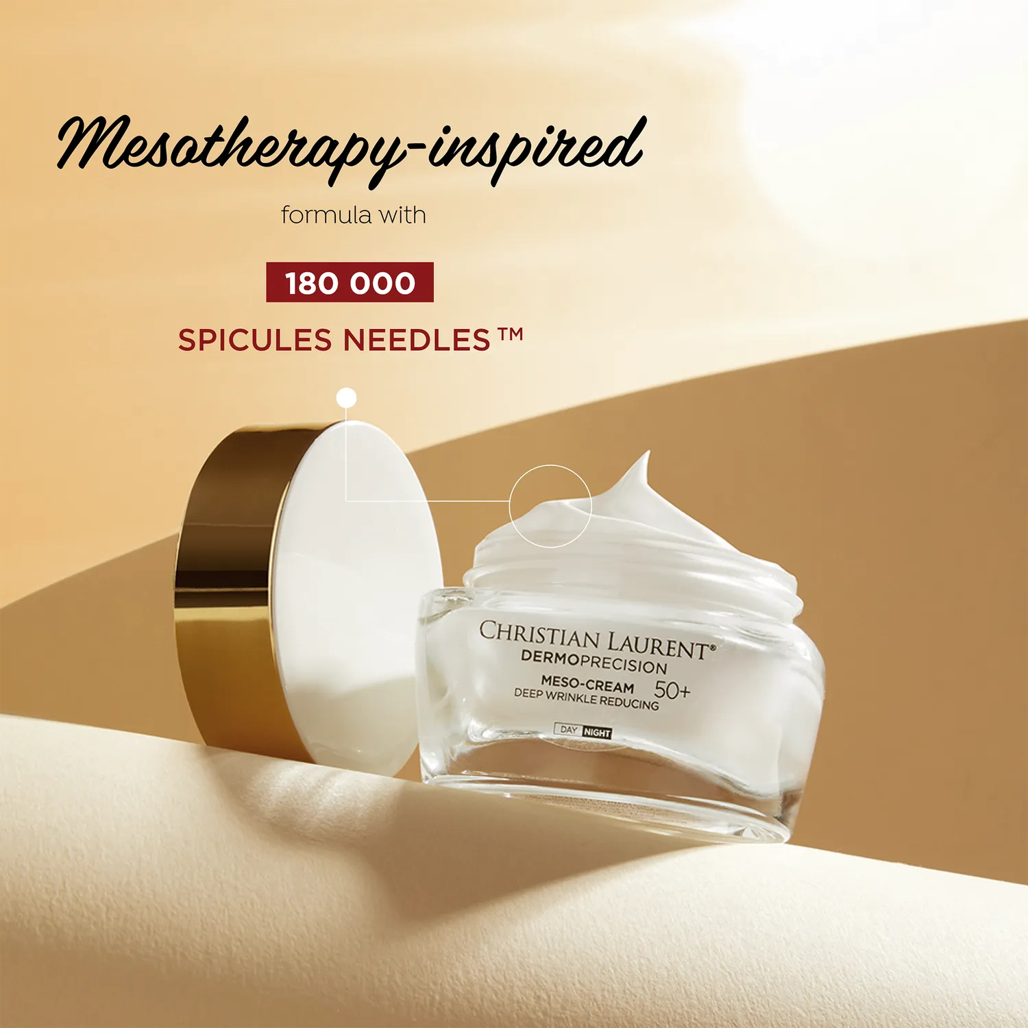 Eveline Christian Laurent Méso-Crème Rides 180 000 50+ Lissante