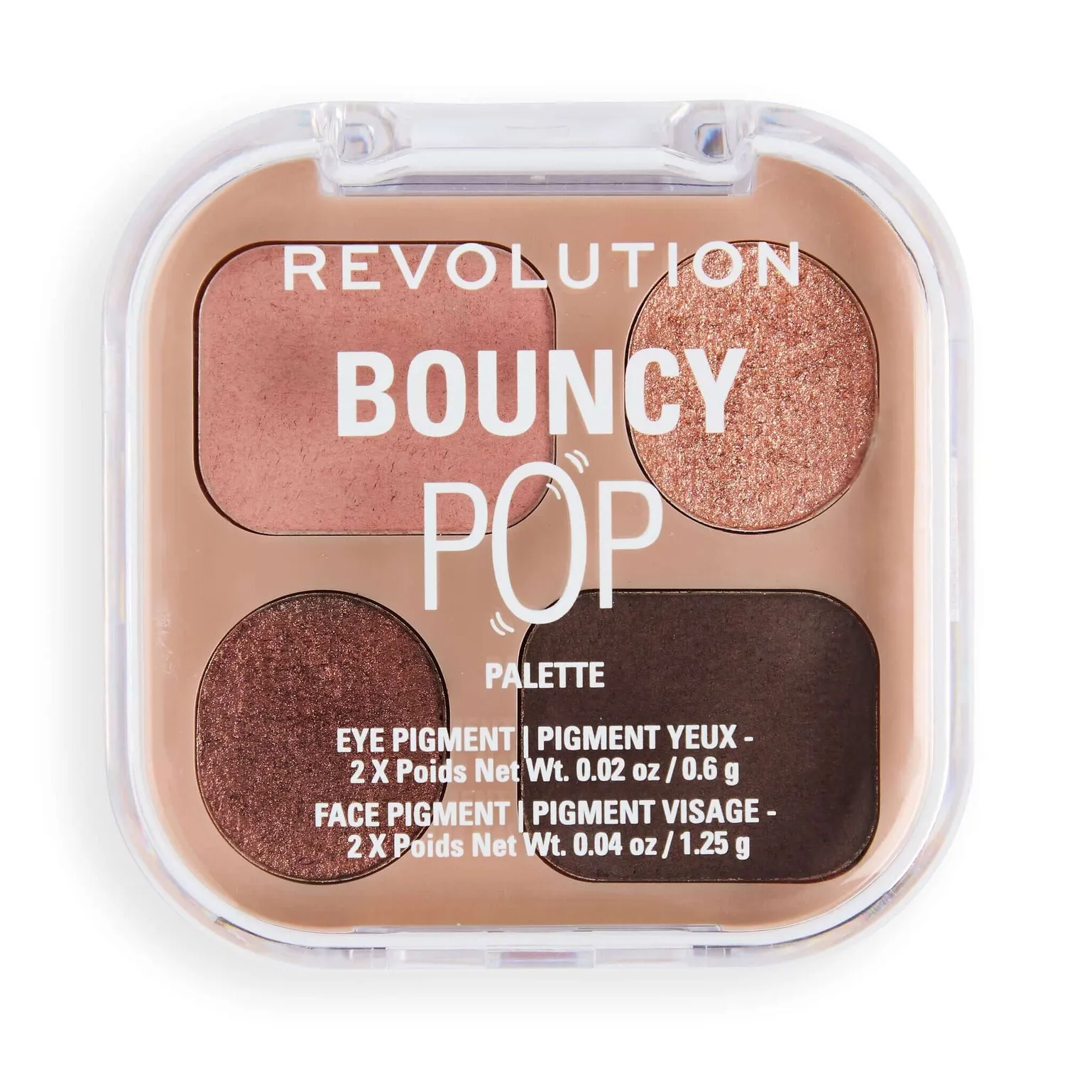 Revolution Bouncy Pop palette fard à paupières mochi vegan