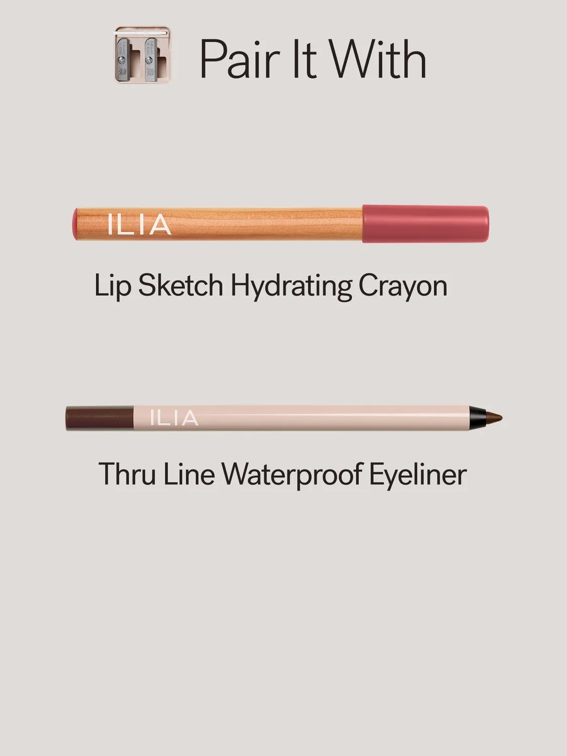 Ilia Precision Dual Sharpener taille-crayon double