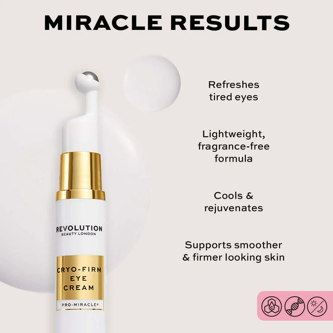 Revolution Pro Miracle Cryo-Firm crème yeux collagène