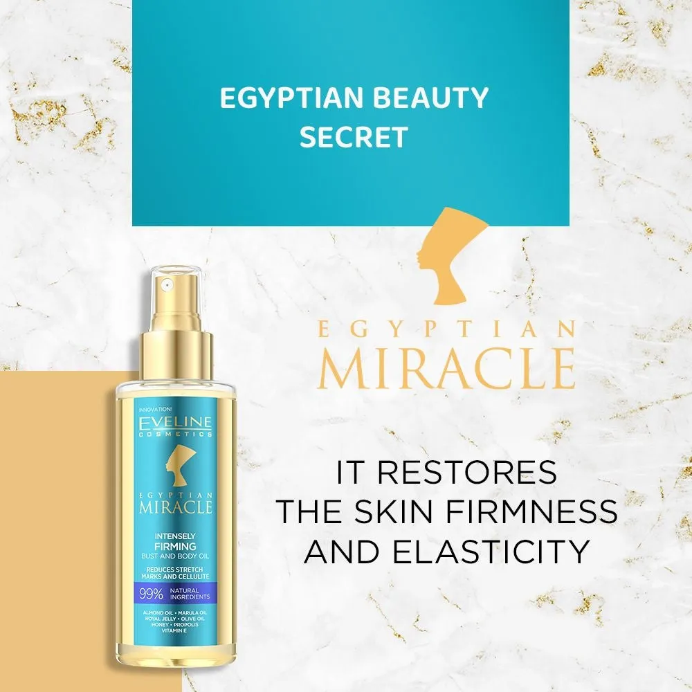 Eveline Egyptian Miracle huile raffermissante buste et corps