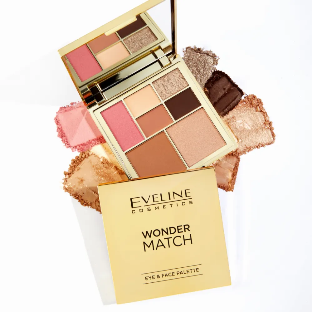 Eveline Wonder Match palette yeux et visage satinée vegan