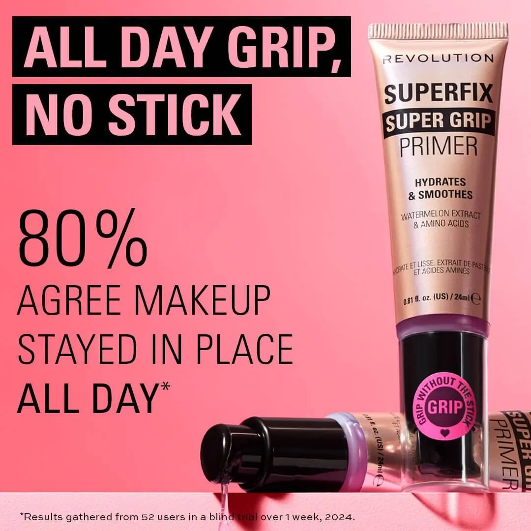 Revolution Superfix Grip Primer base hydratante grip longue tenue