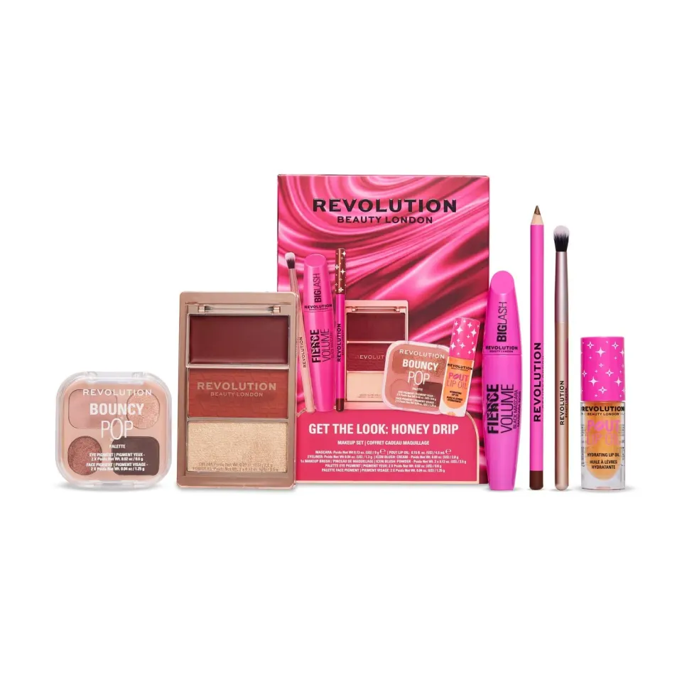 Revolution Get The Look Honey Drip coffret maquillage 6 pièces
