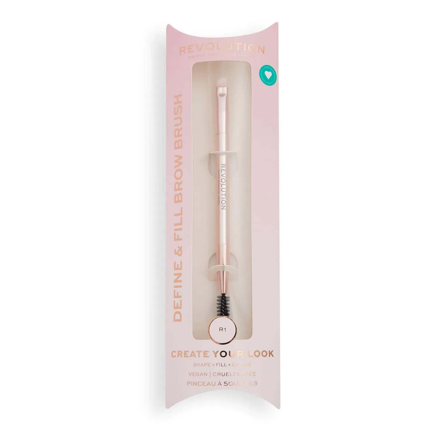 Revolution Create R1 pinceau sourcils biseauté