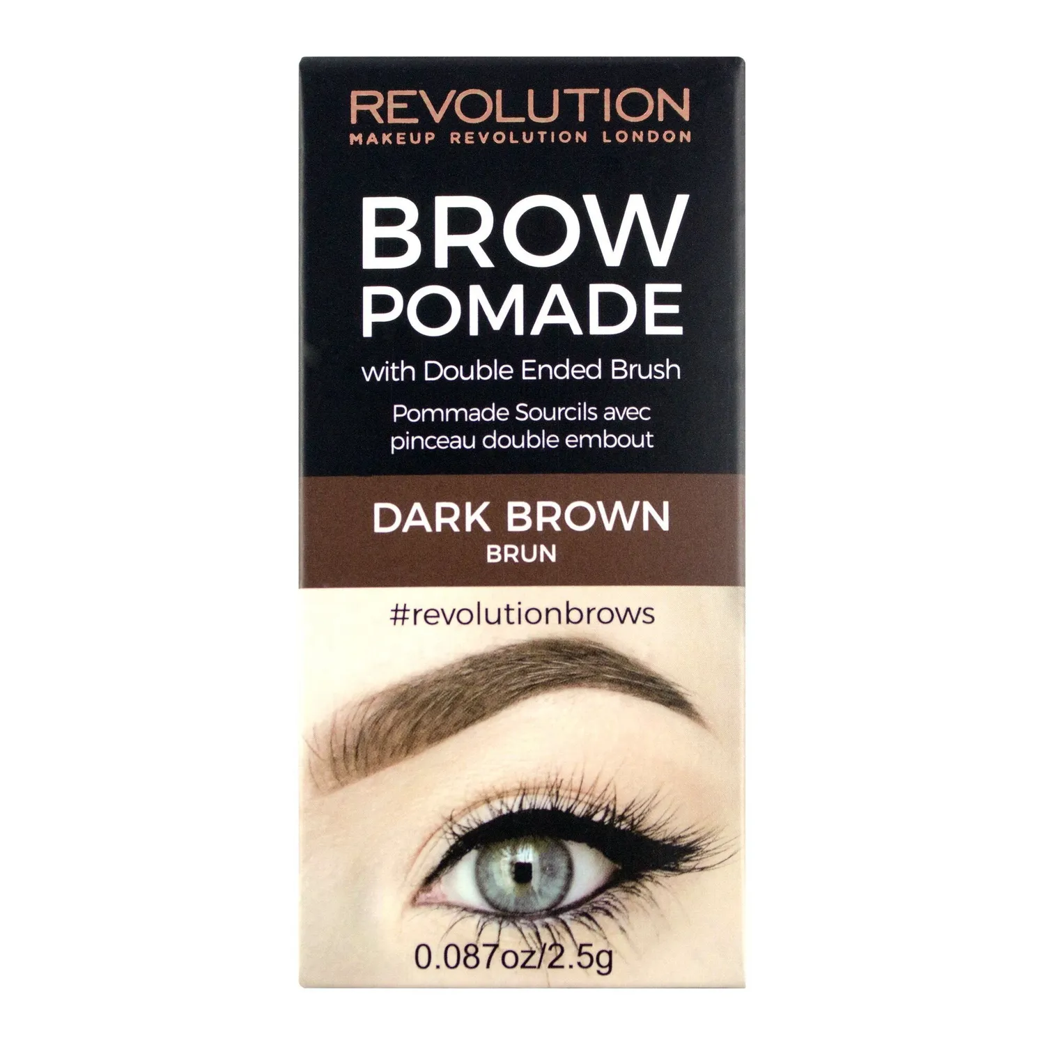 Revolution Brow pommade sourcils brun foncé