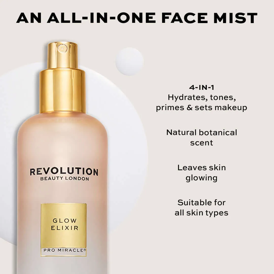Revolution Pro Miracle Glow Elixir brume visage