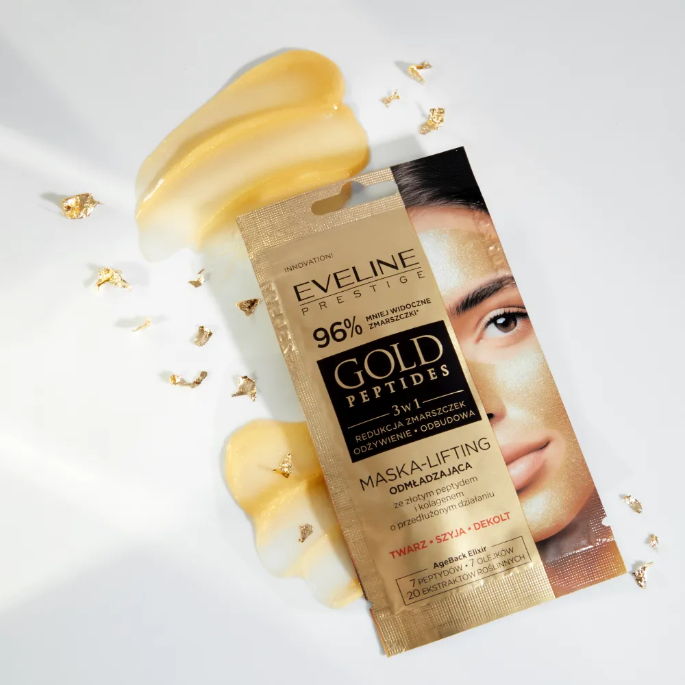 Eveline Cosmetics Gold Peptides masque visage liftant collagène