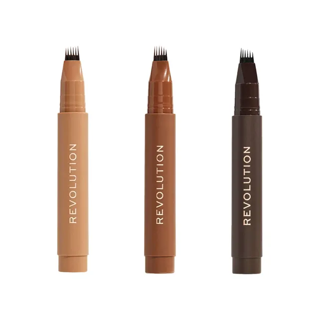Revolution Instant Brow feutre sourcils Warm Brown poil à poil