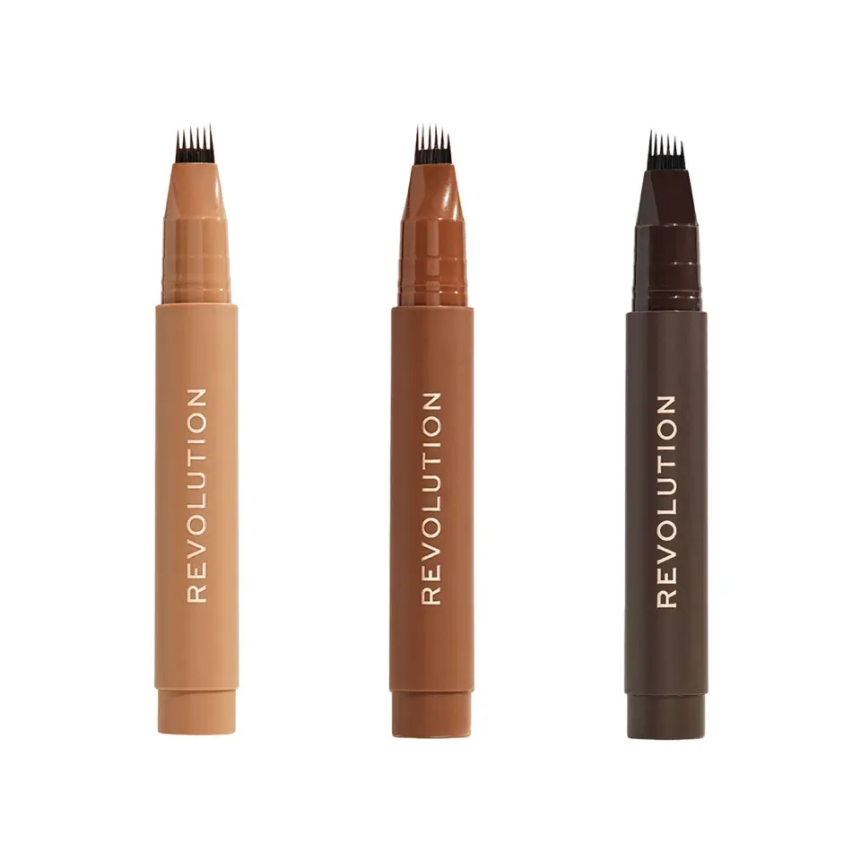 Revolution Instant Brow feutre sourcils Warm Brown poil à poil