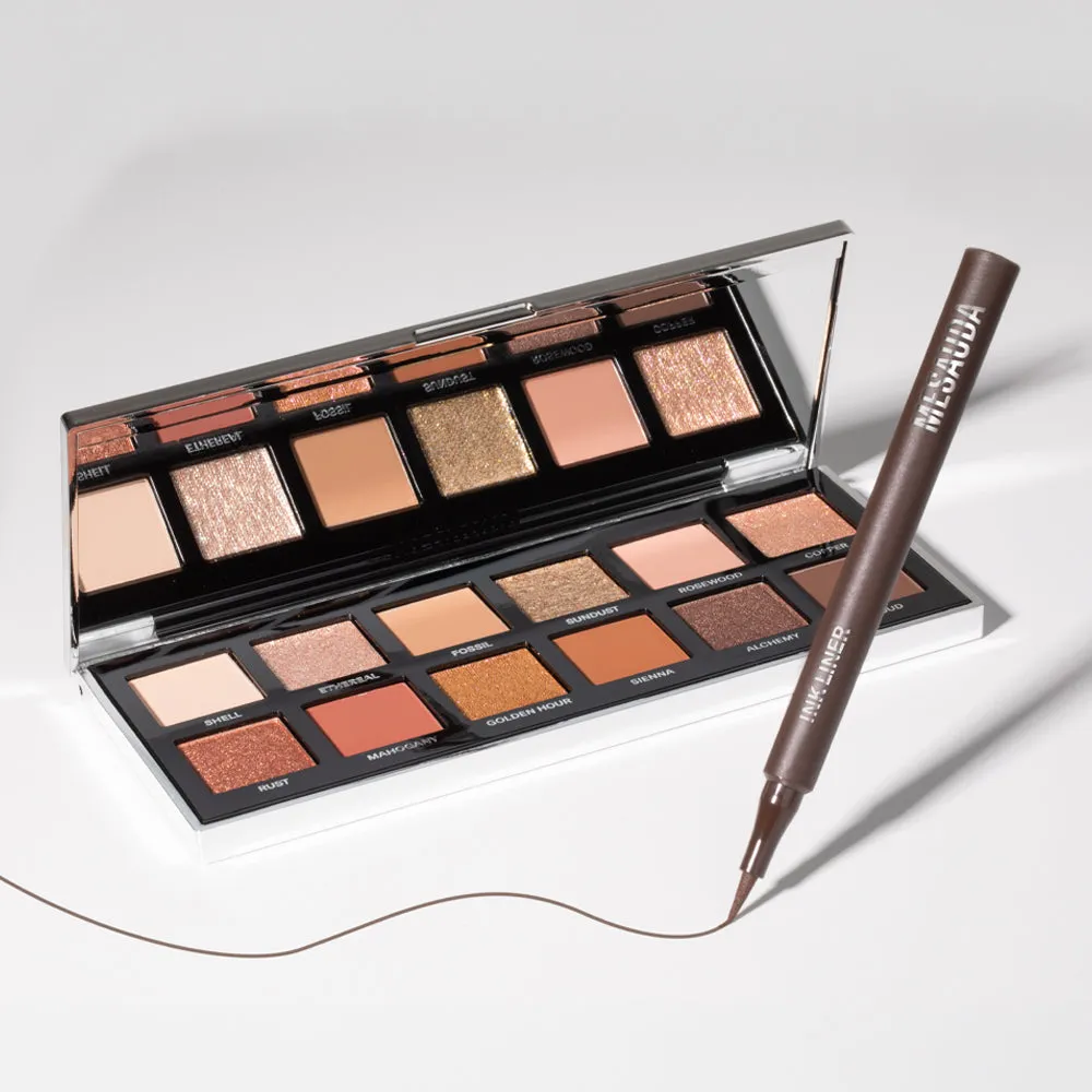 Mesauda Archetype II + Ink Liner Brownie kit regard 12 fards