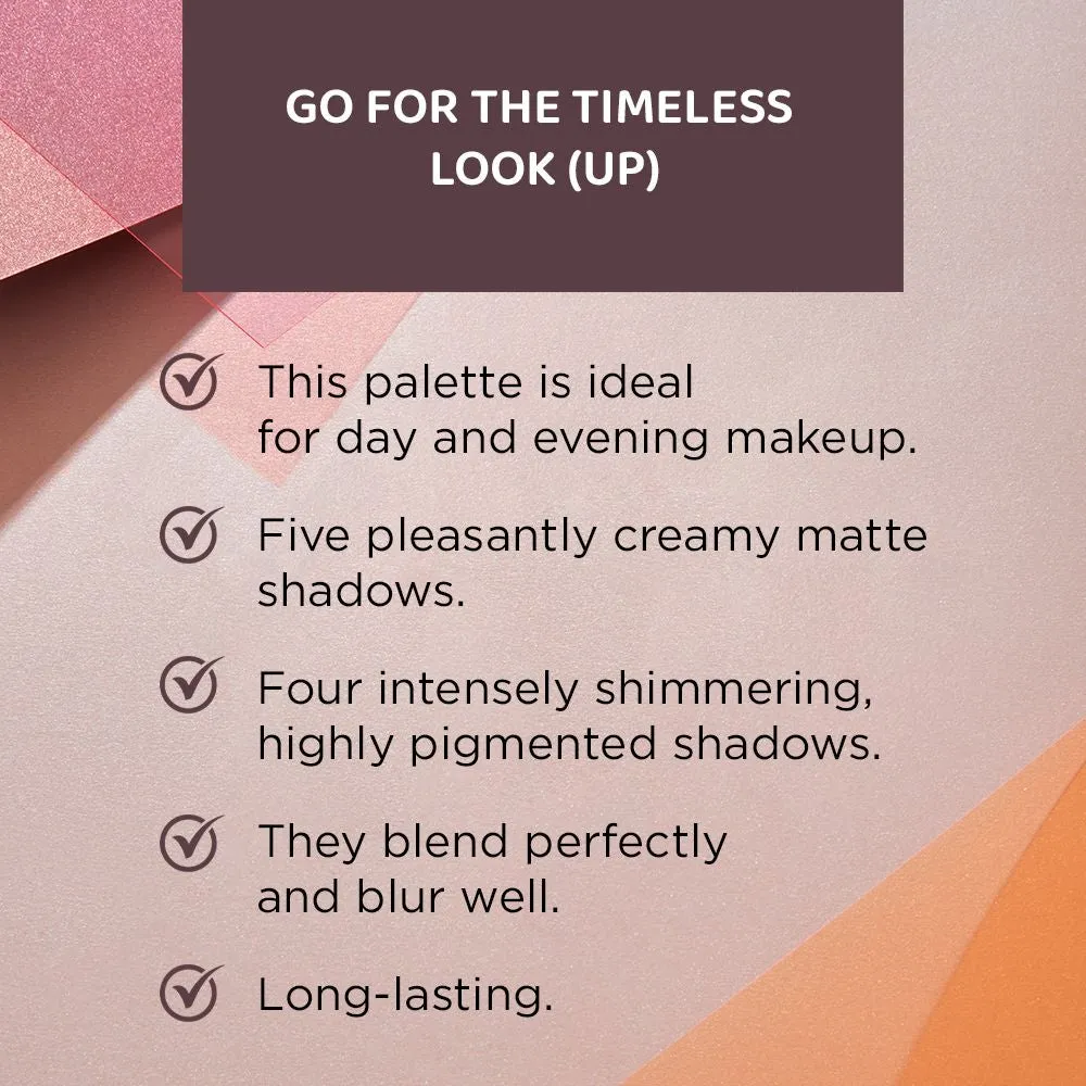 Eveline Look Up palette 9 fards paupières doré bronze