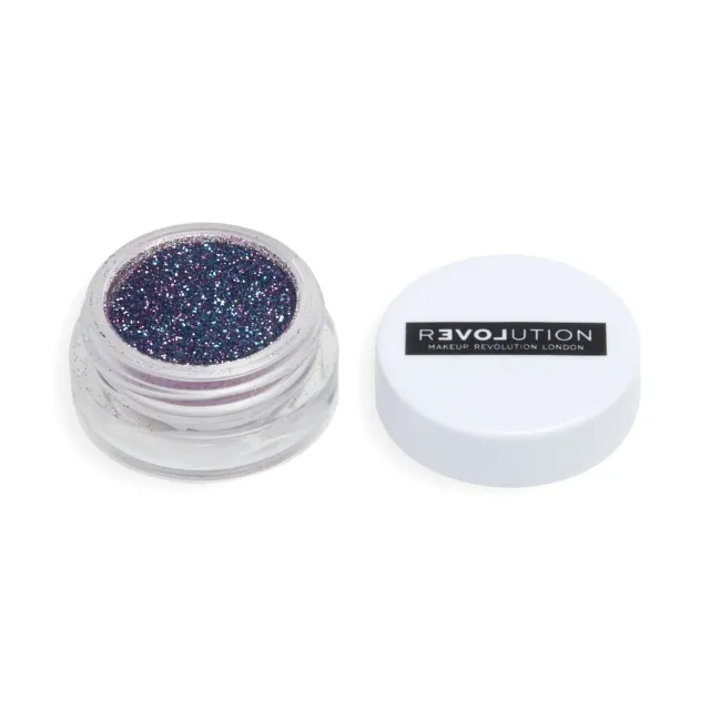Revolution Relove Euphoric Glitter Pot paillettes Blue Frost irisé