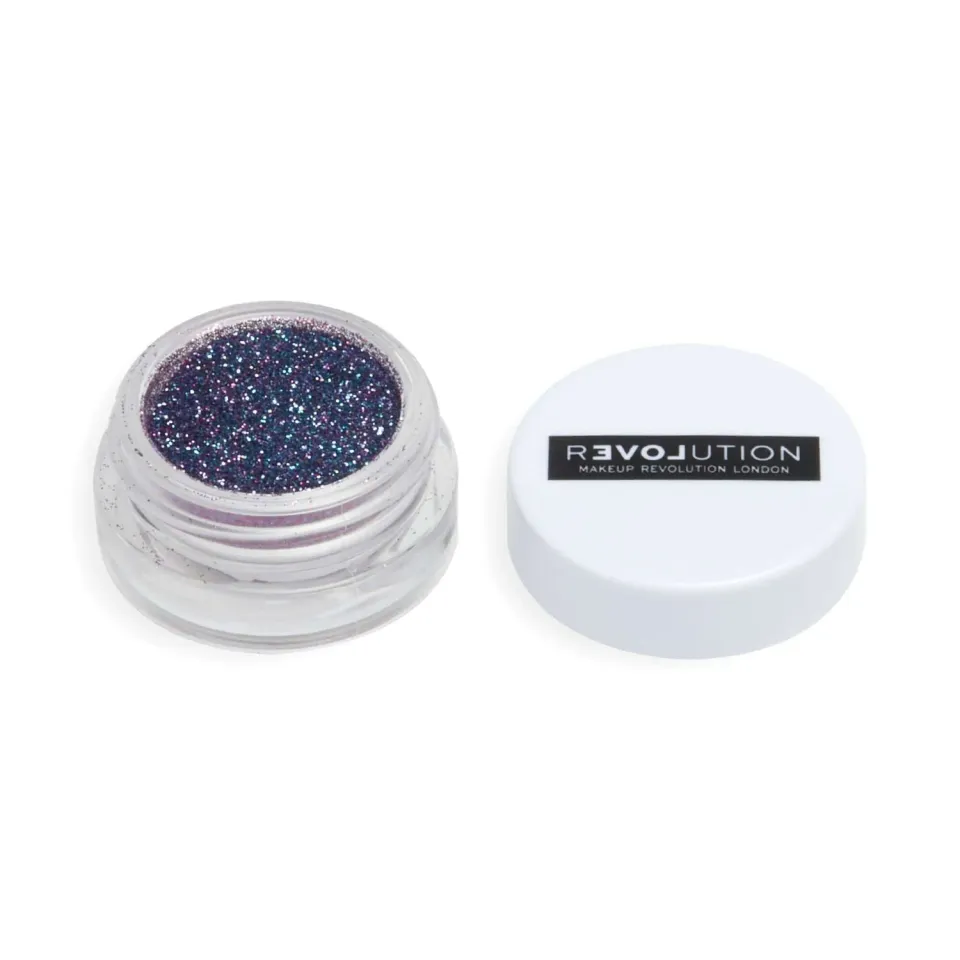Revolution Relove Euphoric Glitter Pot paillettes Blue Frost irisé