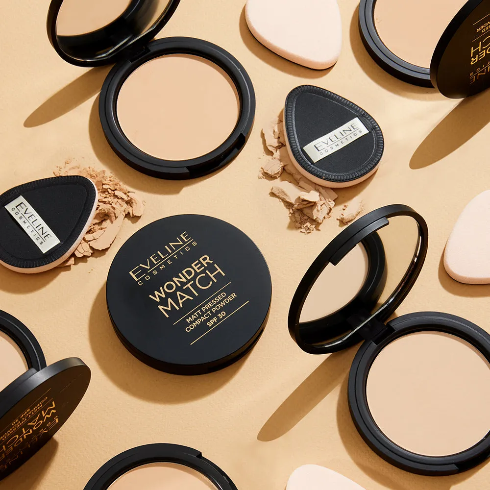 Eveline Cosmetics Wonder Match poudre compacte mate SPF30