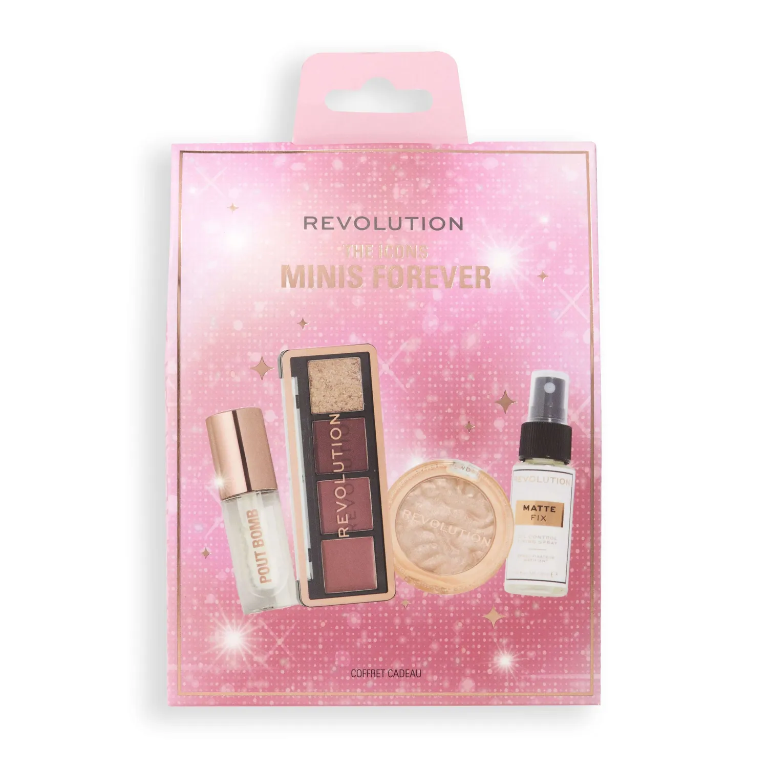 Revolution The Icons Minis Forever coffret maquillage 4 minis