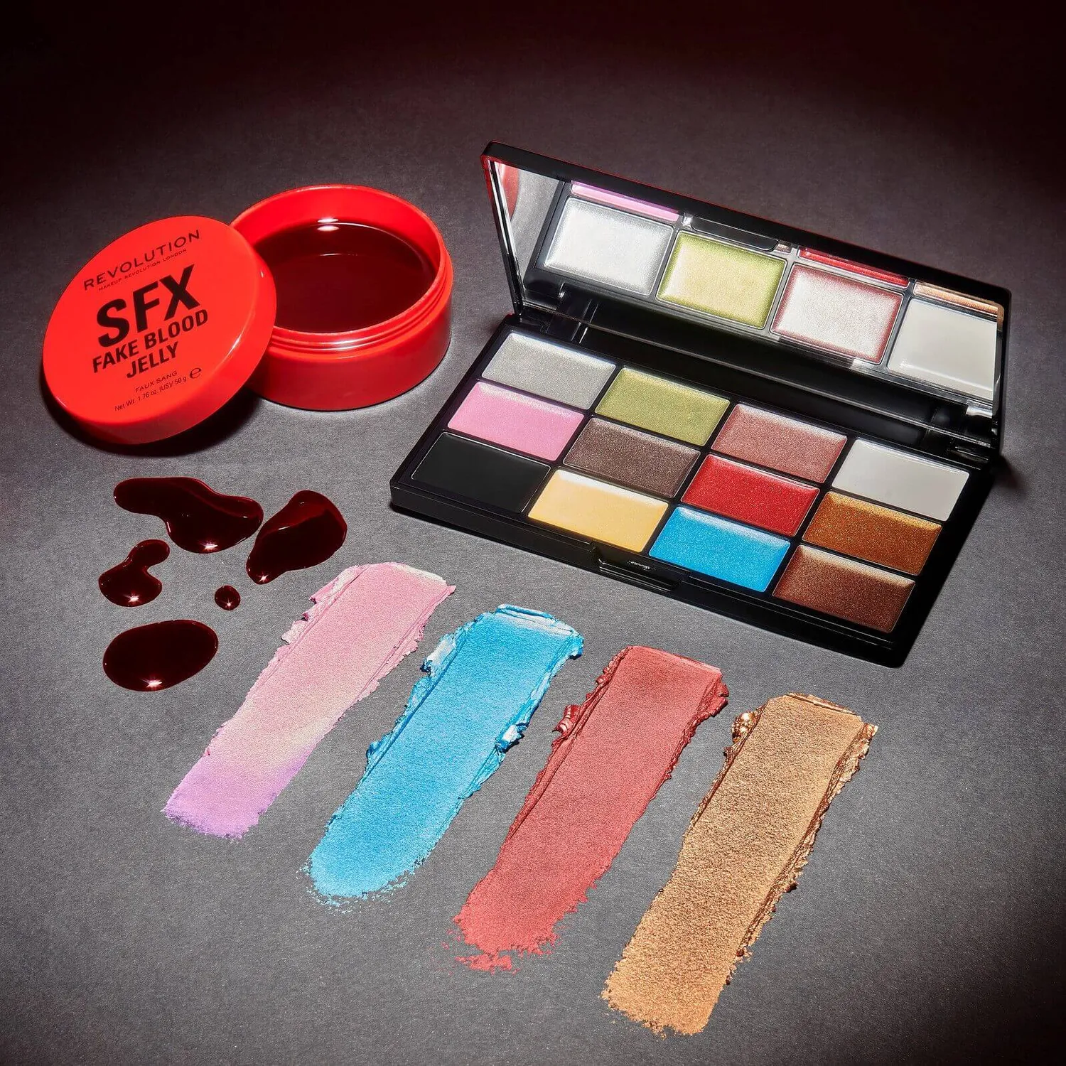 Creator Revolution SFX Metallic palette maquillage visage métallique