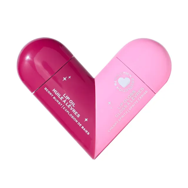 I Heart Midnight Cherry Twist Duo huile et gloss lèvres cerise