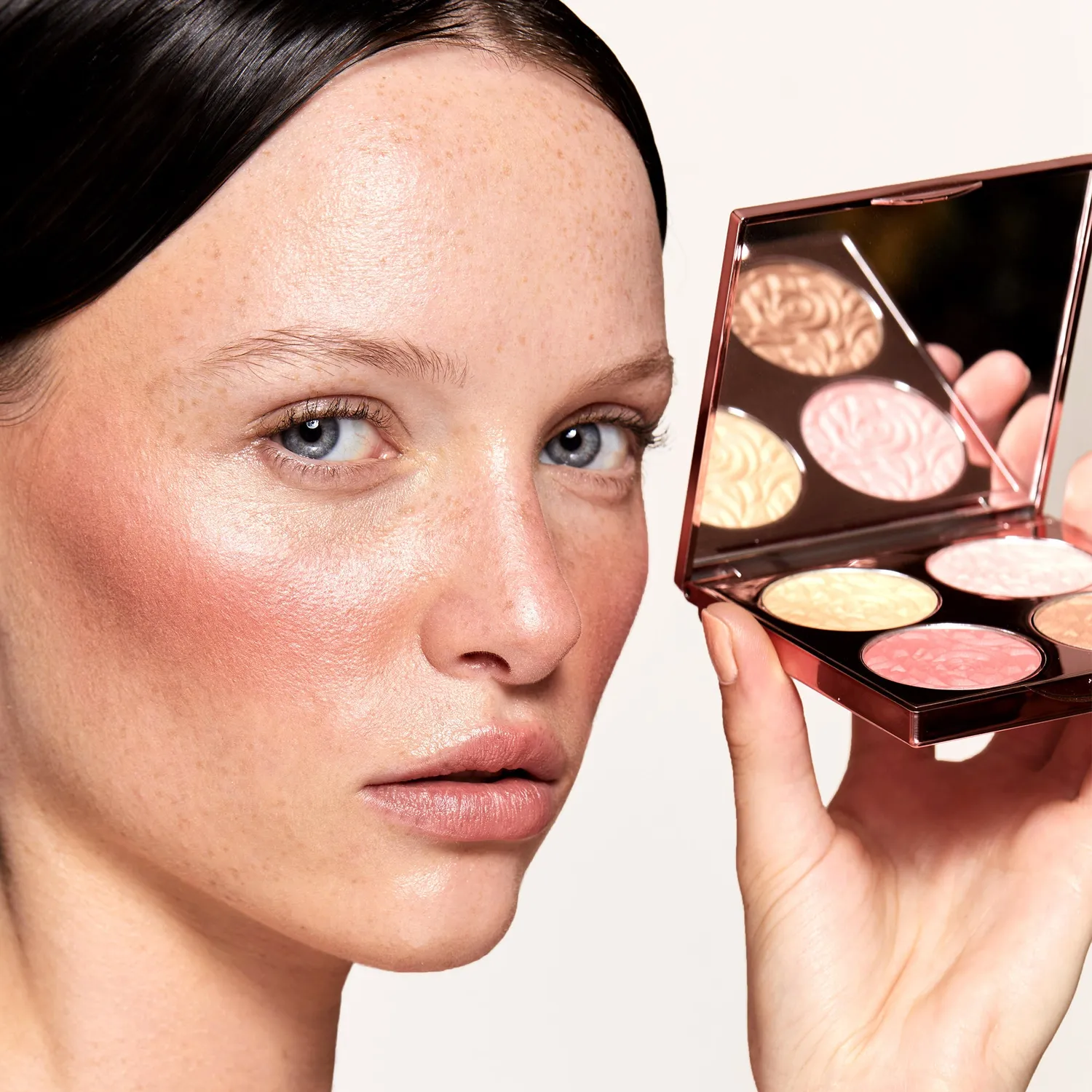 By Terry Duo Palette CC Éclat Sunny Flash pinceau