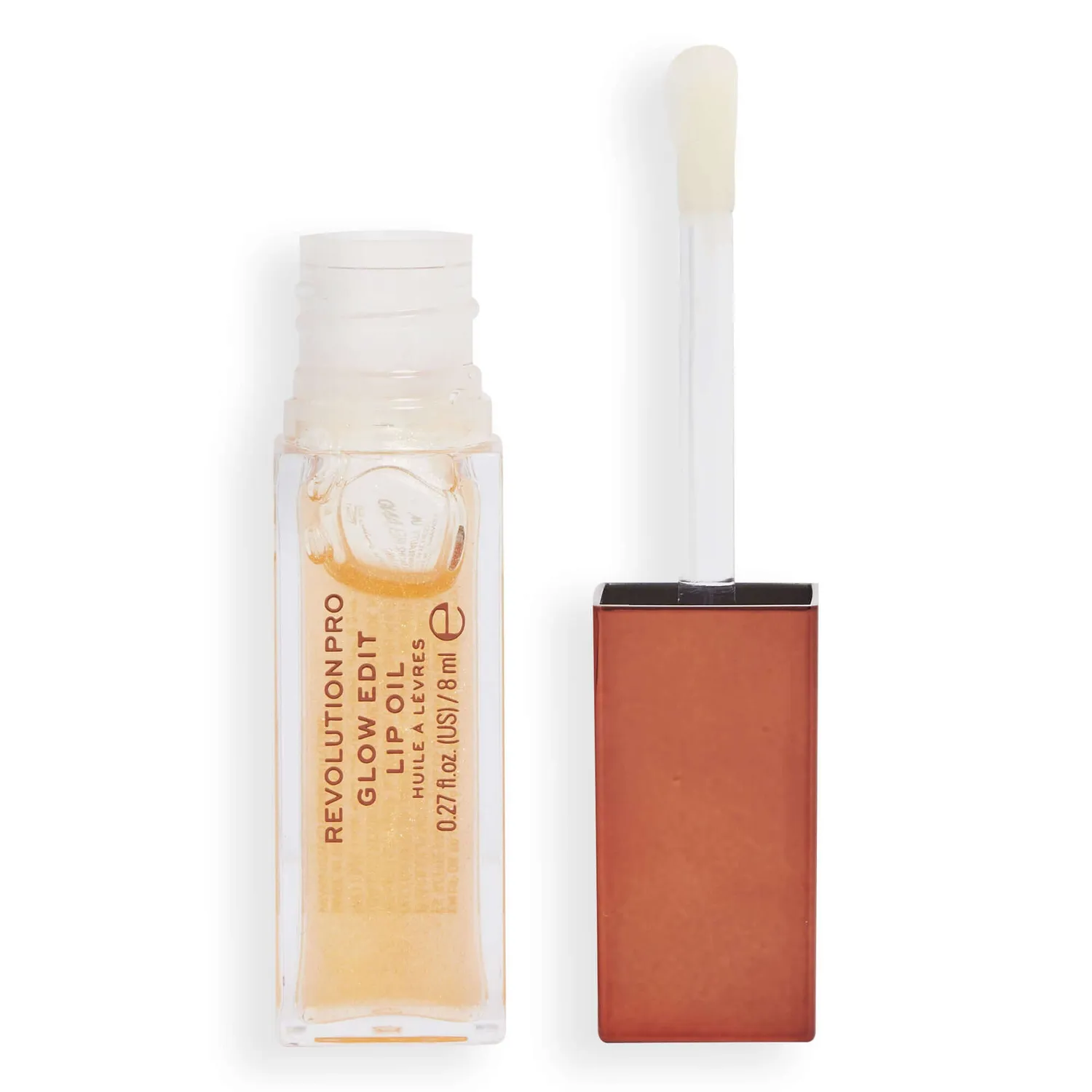 Revolution Pro Glow Edit Shimmer huile lèvres Forever Orange