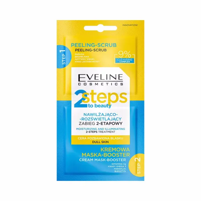 Eveline 2 Steps to Beauty soin visage 2 étapes éclat