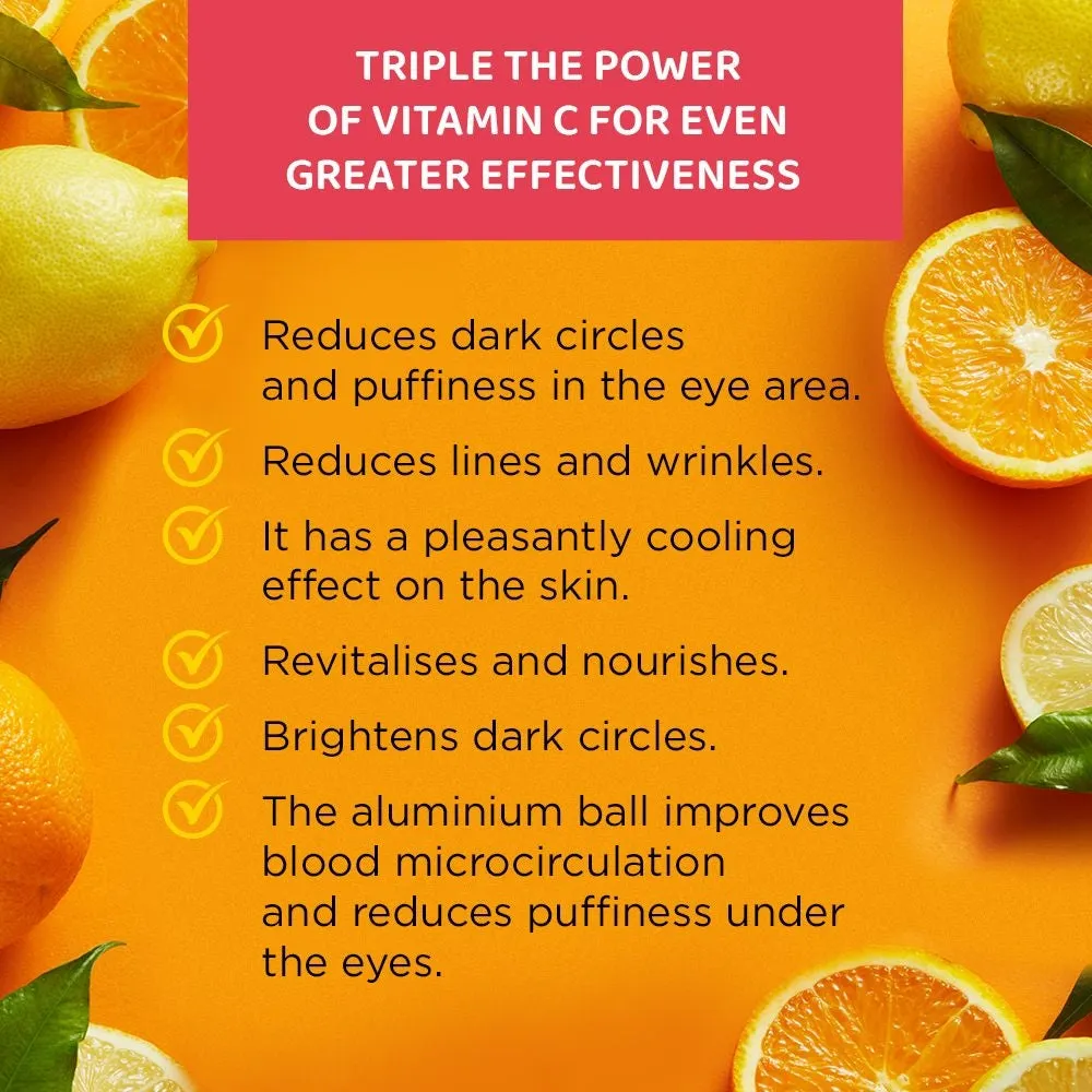 Eveline Vitamin C 3x Action sérum yeux roll-on éclat