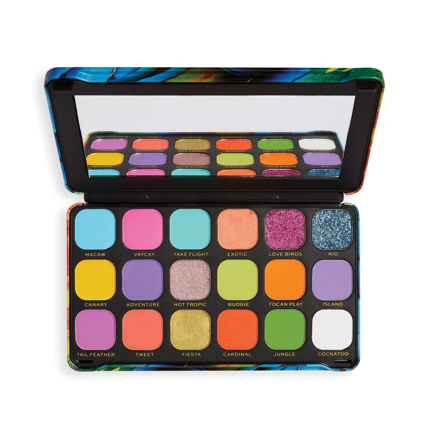 Revolution Forever Flawless Bird of Paradise palette couleur vive
