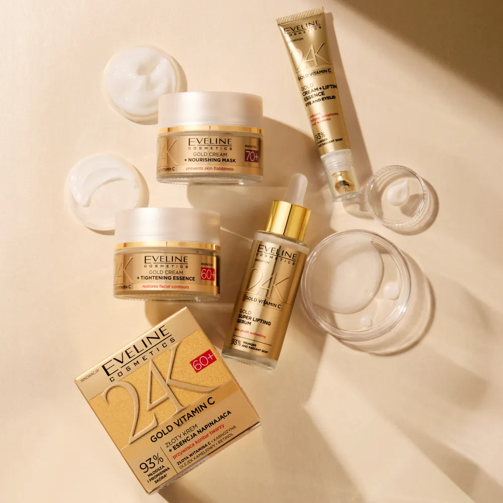 Eveline 24K Gold Vitamin C crème visage raffermissante 60+