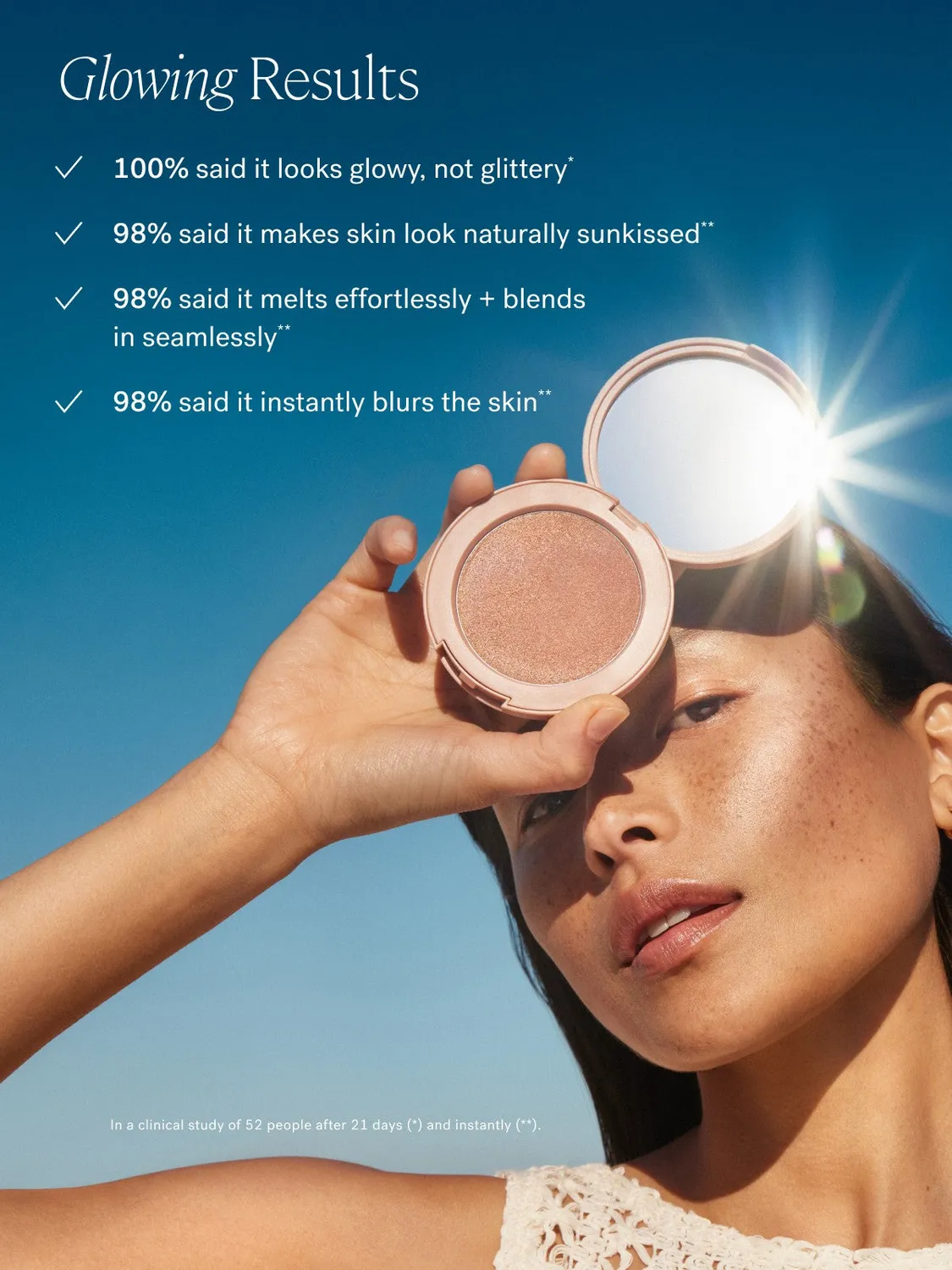 Ilia Sunshift bronzer crème Eclipse poudre légère 12h