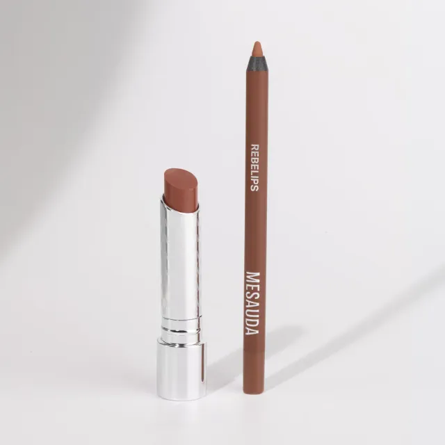 Mesauda Ultimate Lip Combo kit lèvres Fudgy Flirt marron nude