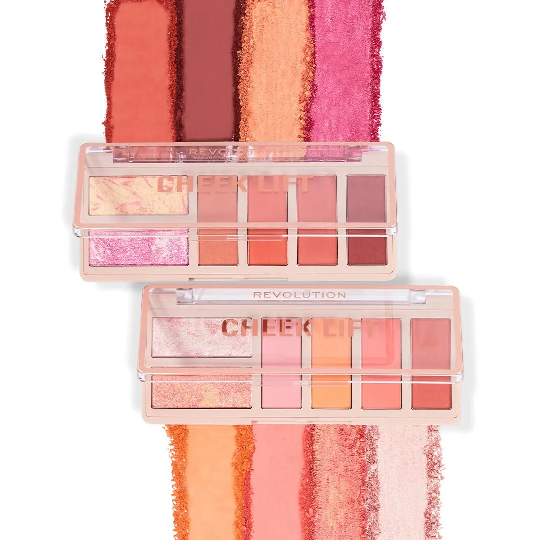Revolution Cheek Lift Pink Energy palette blush effet lift