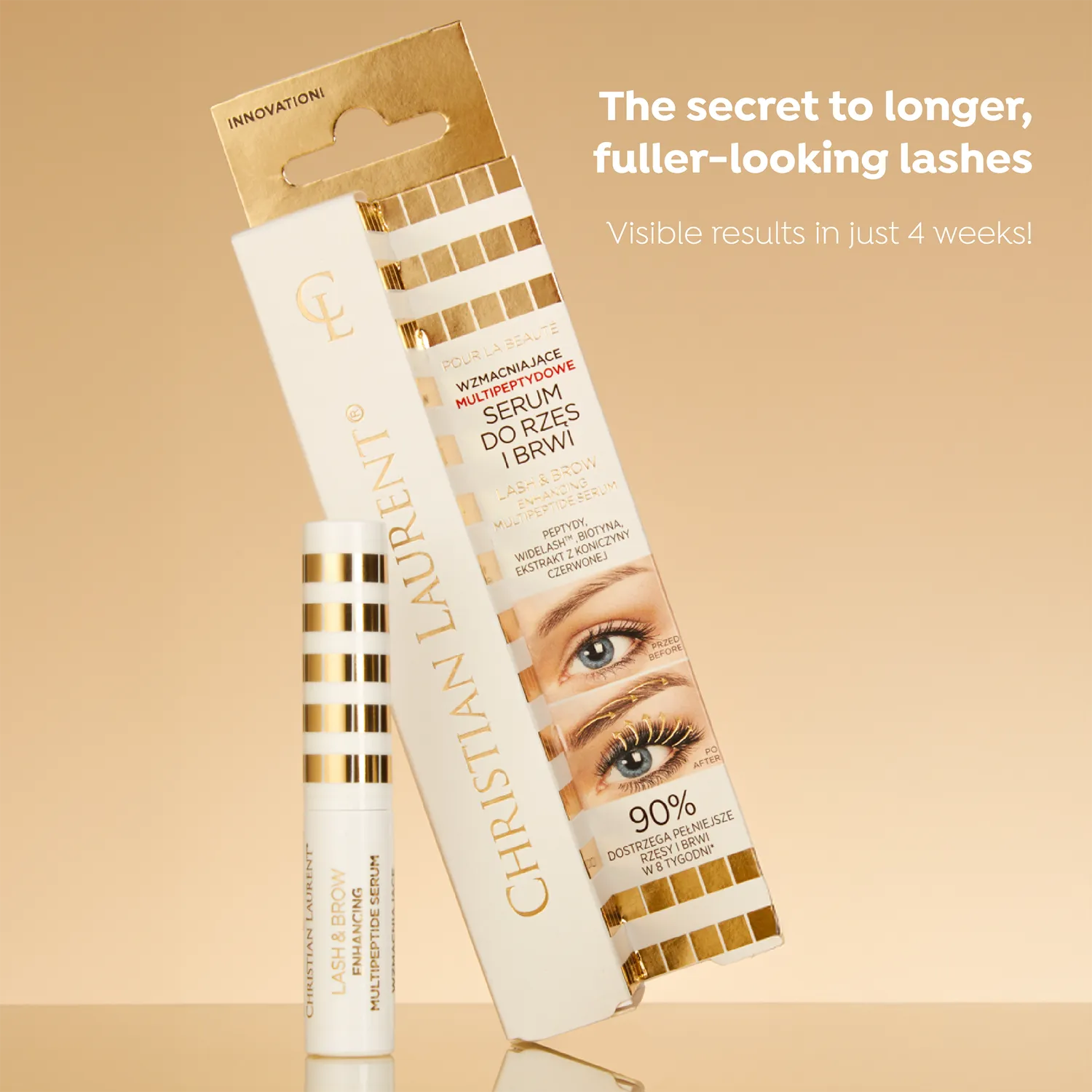 Eveline Christian Laurent sérum cils sourcils multi-peptides fortifiant