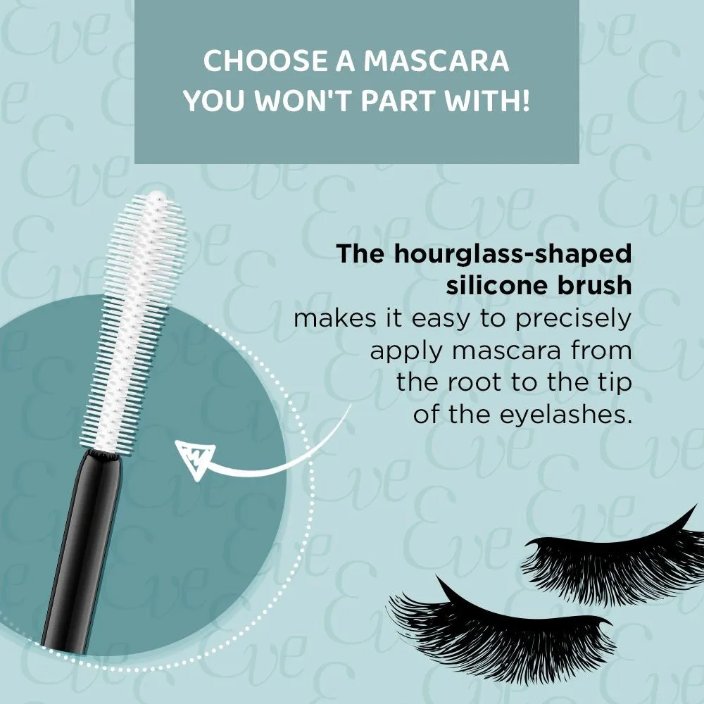 Eveline Volumix Fiberlast Length & Curl-Up mascara noir recourbant