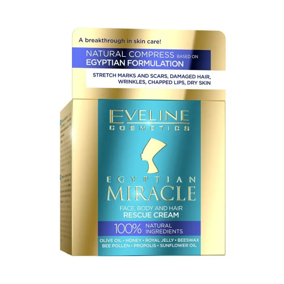 Eveline Egyptian Miracle crème naturelle 7 huiles visage corps