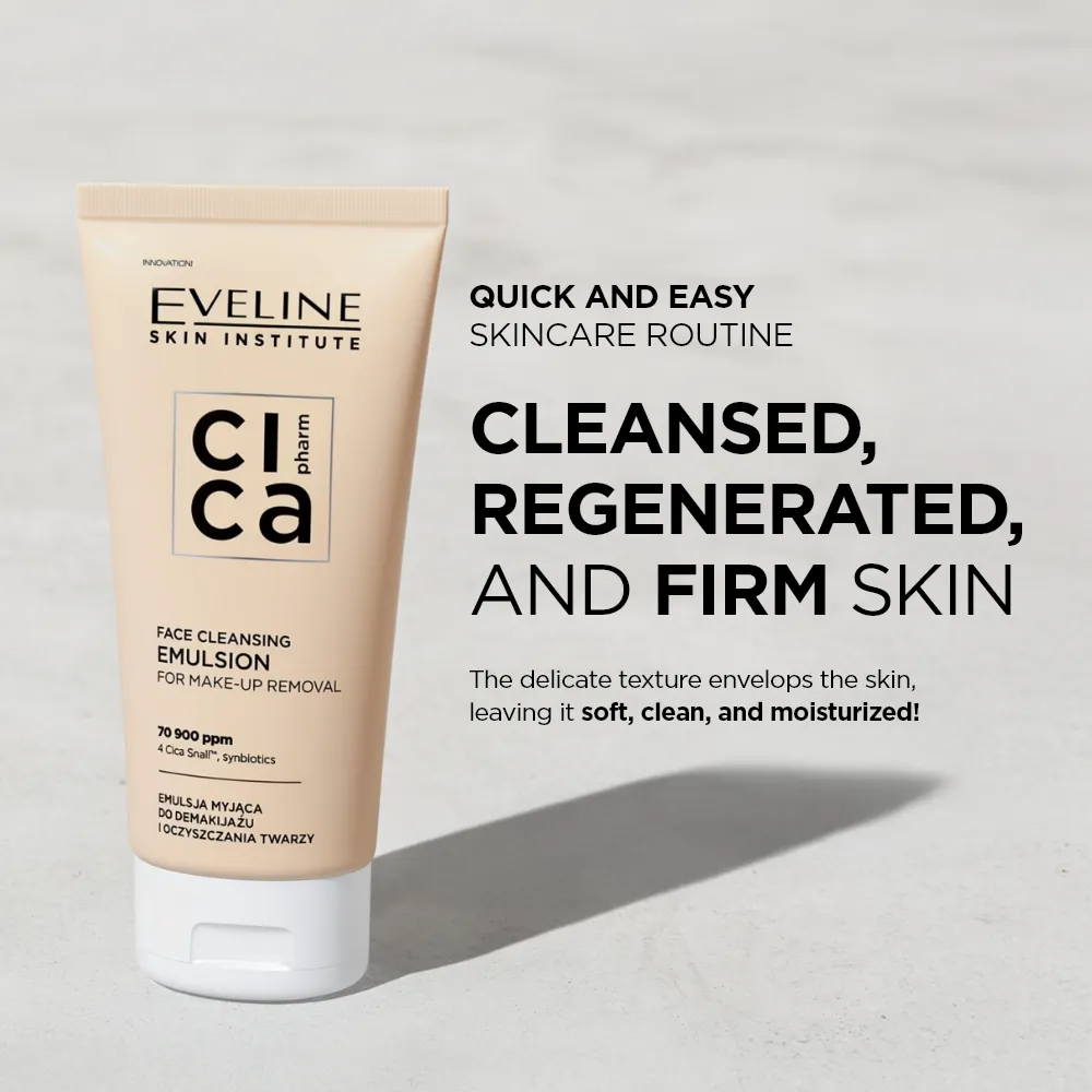 Eveline Cica Pharm émulsion nettoyante démaquillante cica