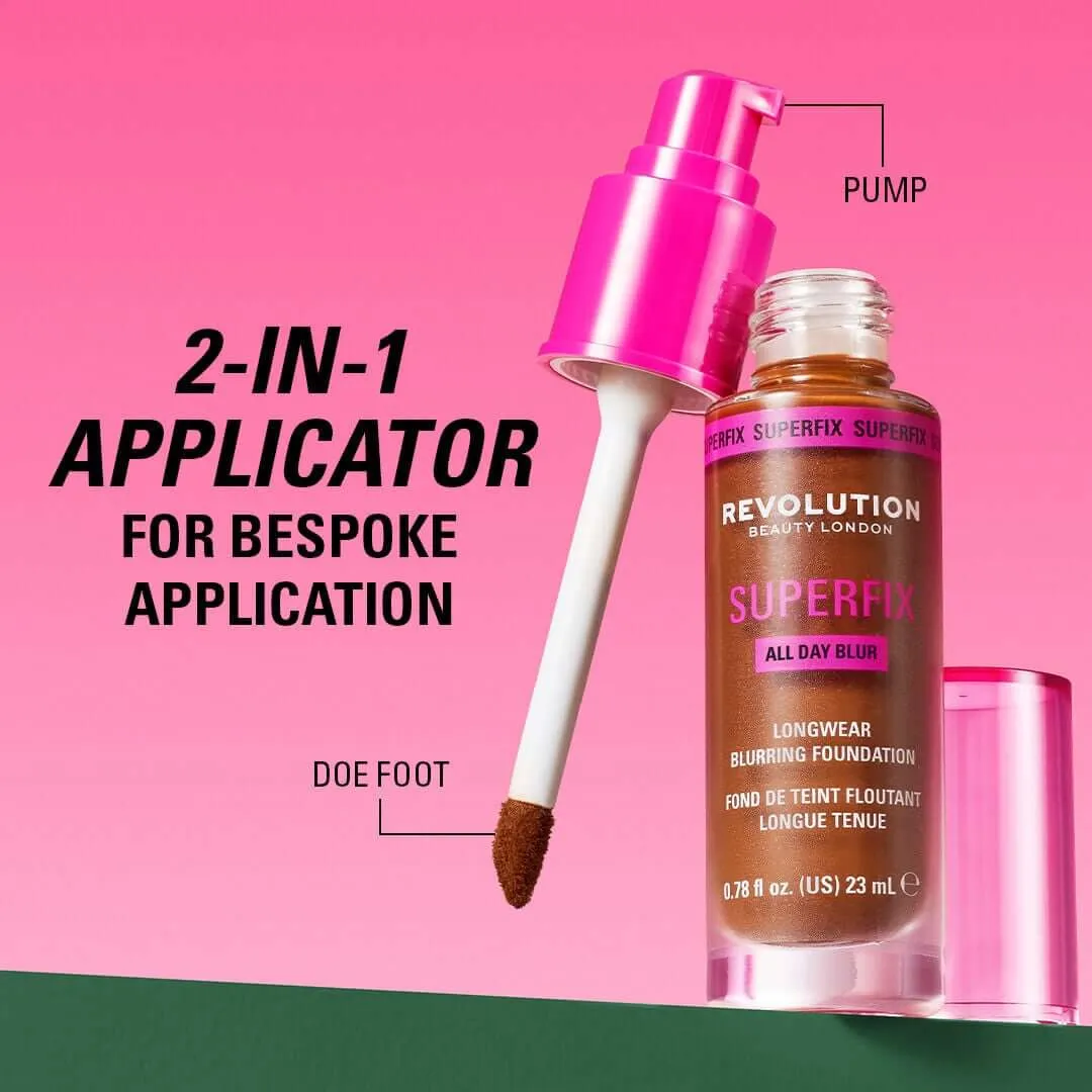 Revolution Superfix Blur fond de teint mat hydratant