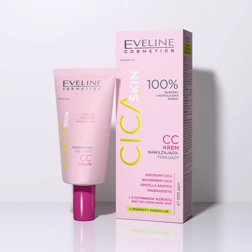 Eveline Cica Skin CC cream teint lisse éclatant