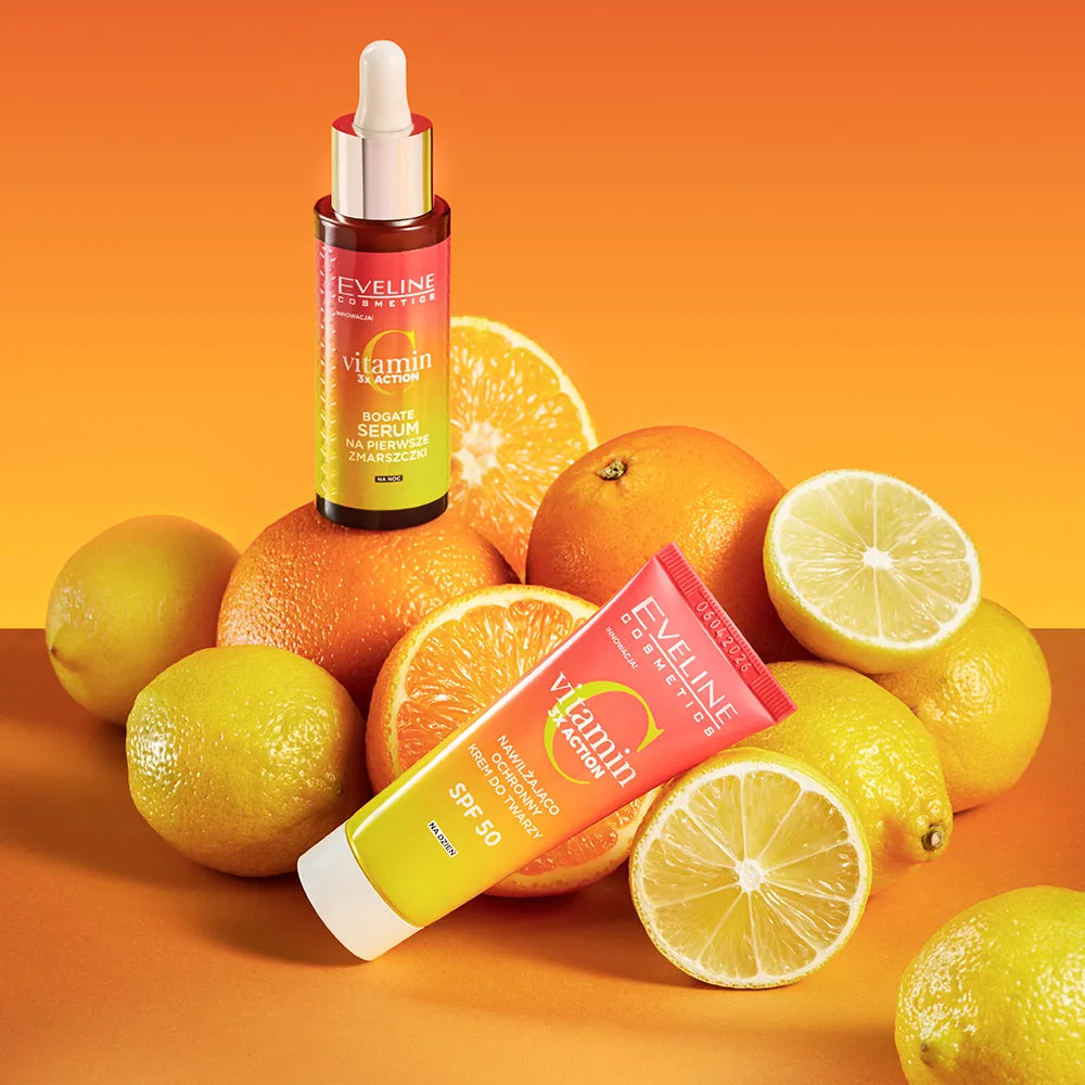 Eveline Vitamin C 3x Action crème visage SPF 50 hydratante