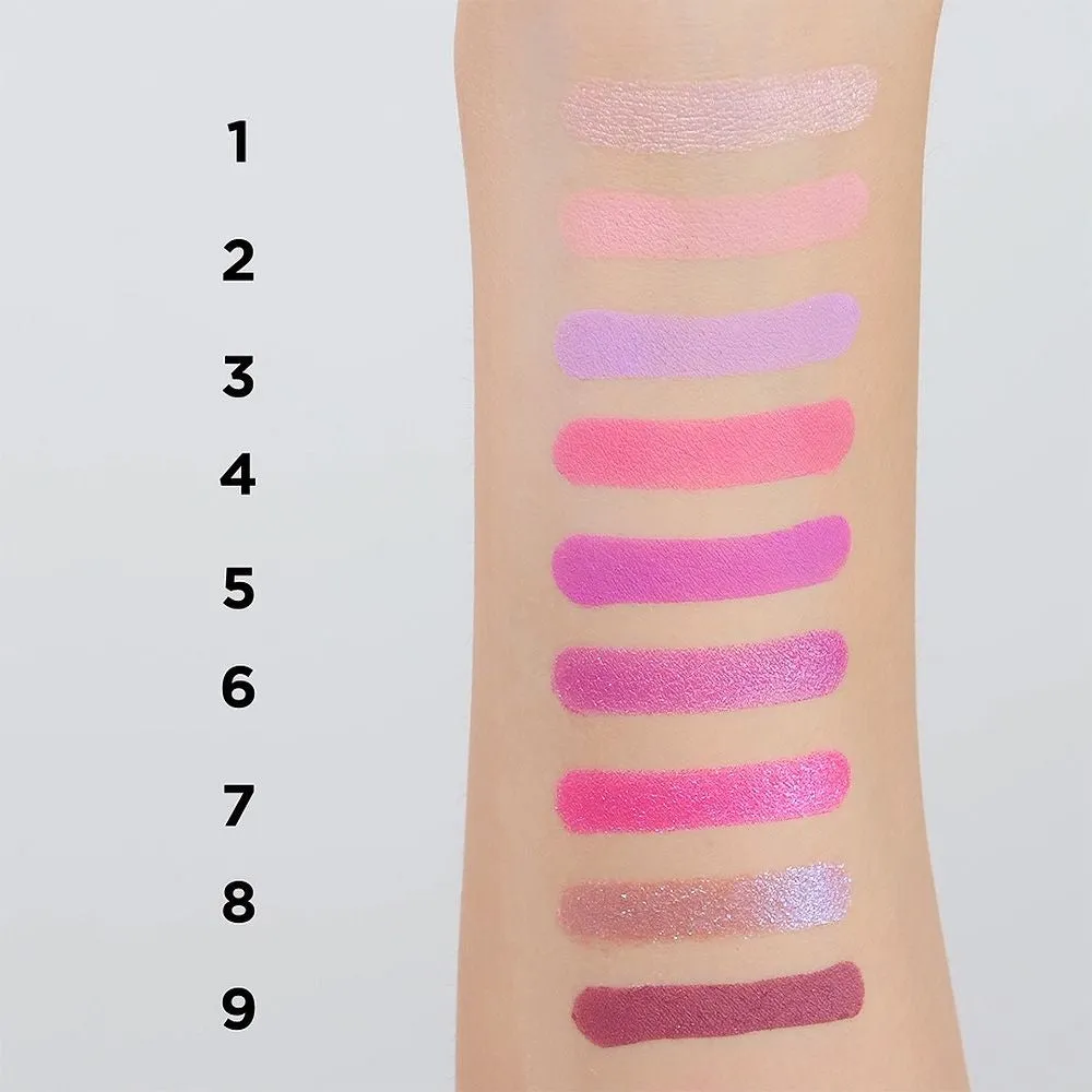 Eveline Look Up palette fards paupières Neon Pink 9 teintes