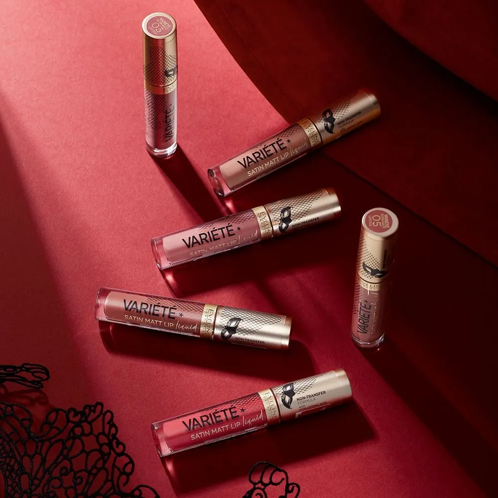 Eveline Cosmetics Variété Satin Matt rouge lèvres liquide n°01