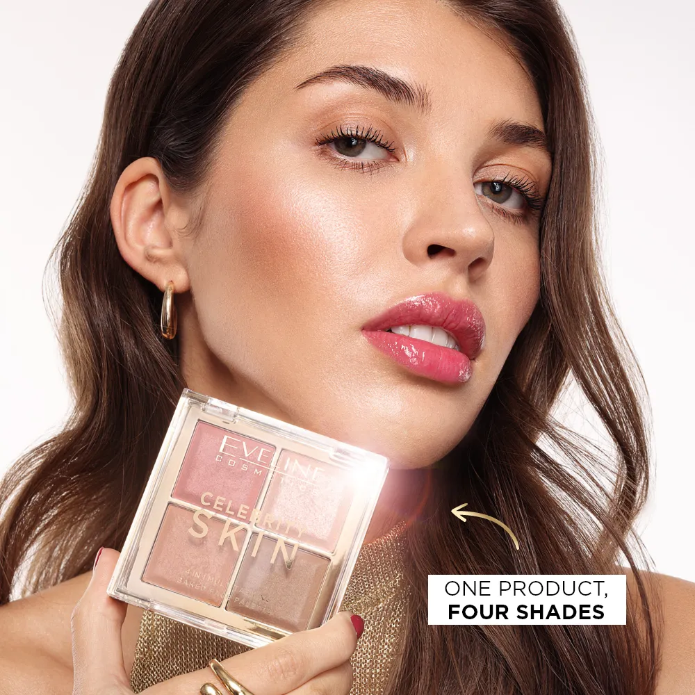 Eveline Celebrity palette contouring 3-en-1 satinée