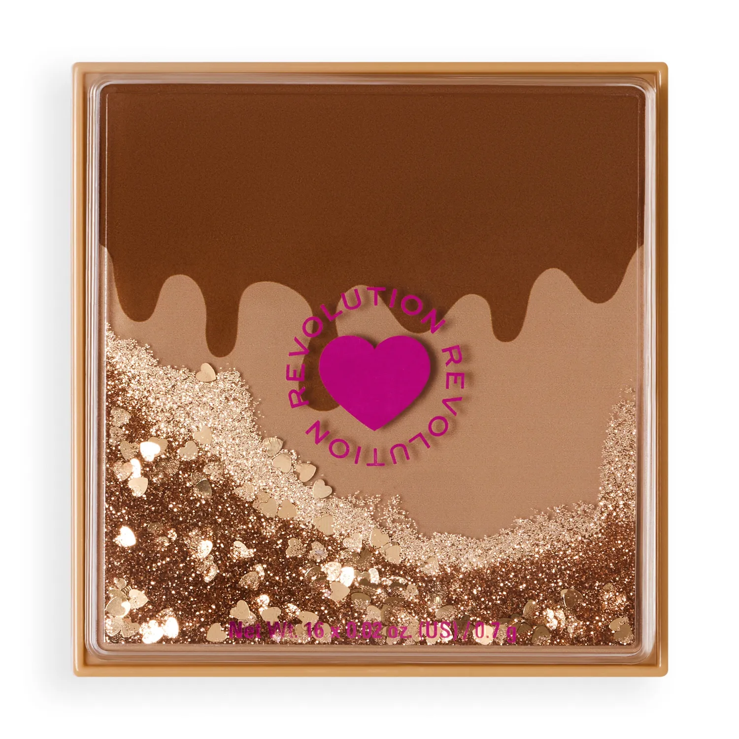 Revolution I Heart Naughty or Nice palette fards Mocha Magic nude