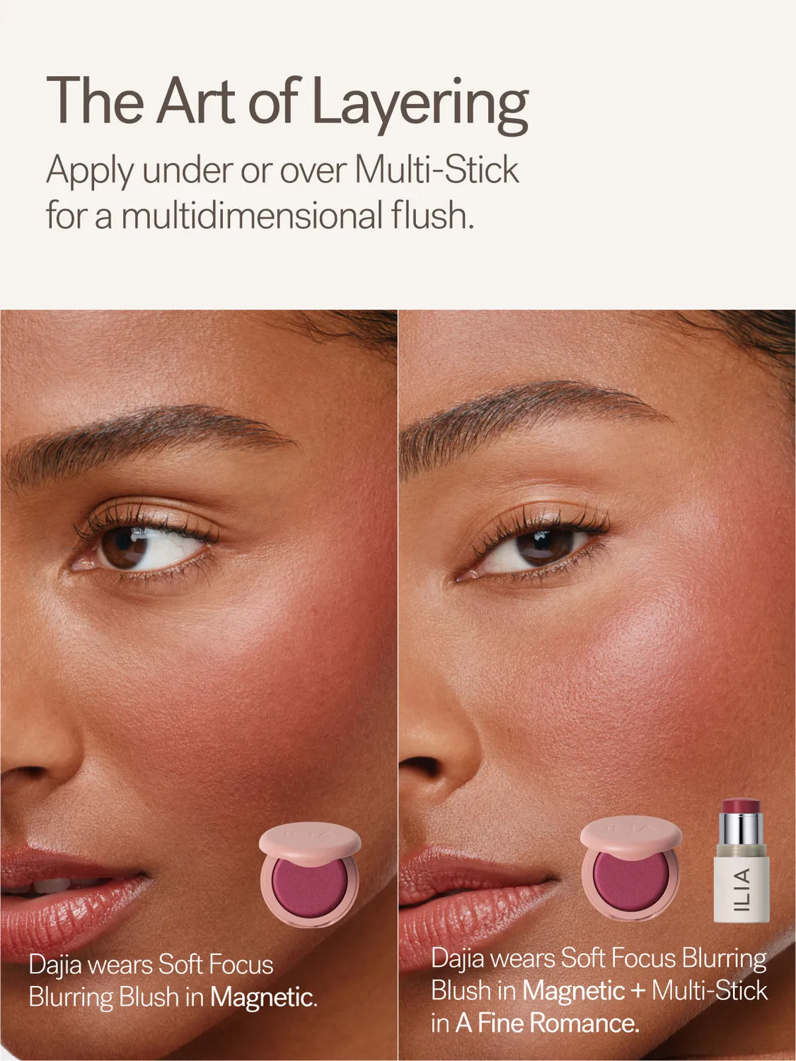 Ilia Blush Is a Rush duo blush poudre crème