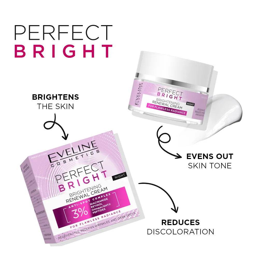 Eveline Perfect Bright crème nuit éclat anti-taches