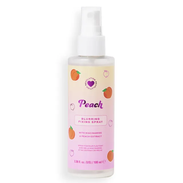 I Heart Revolution Peach spray fixateur matifiant