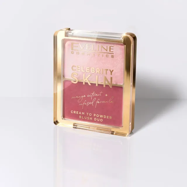 Eveline Celebrity Skin Blush Duo Crème-Poudre Éclat Naturel