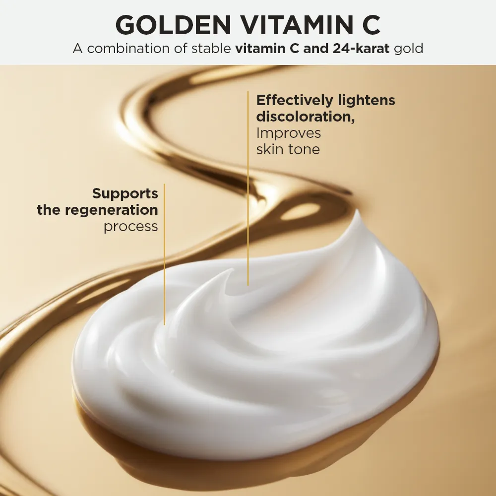 Eveline 24K Gold Vitamin C crème yeux lift or