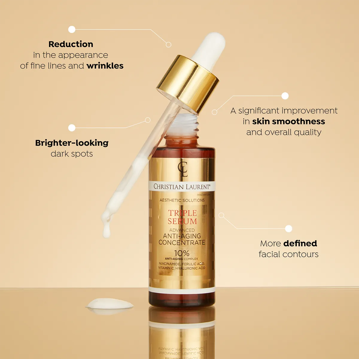 Eveline Christian Laurent Triple Serum Advanced sérum anti-âge fermeté