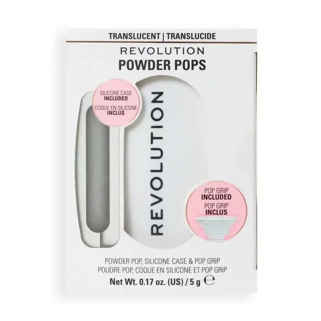 Revolution Powder Pops poudre blur Banana étui jaune sans talc