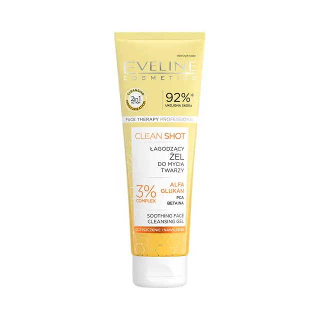 Eveline Face Therapy Clean Shot gel lavant visage doux